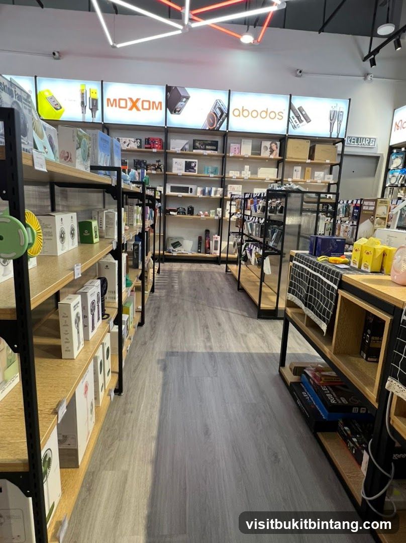 Electronics Store Interior