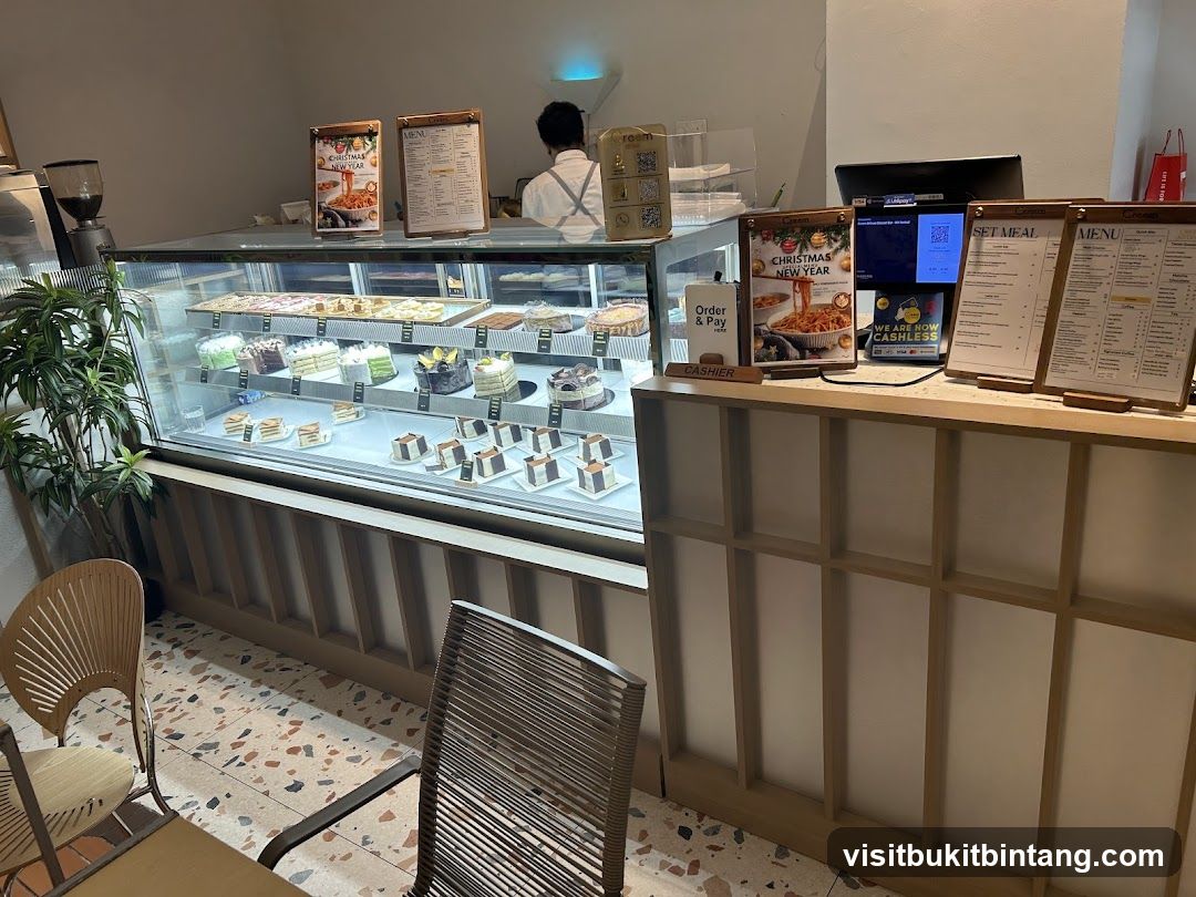 Dessert Display and Counter