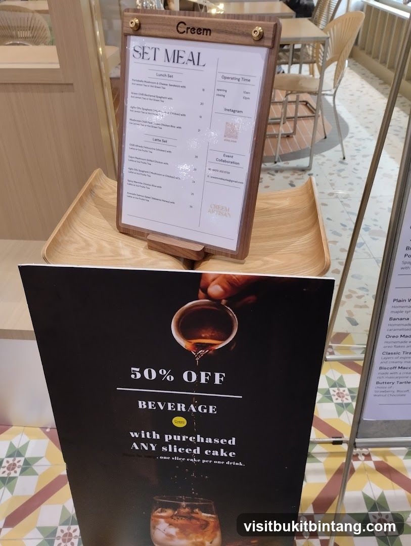 Set Meal and Beverage Promotion