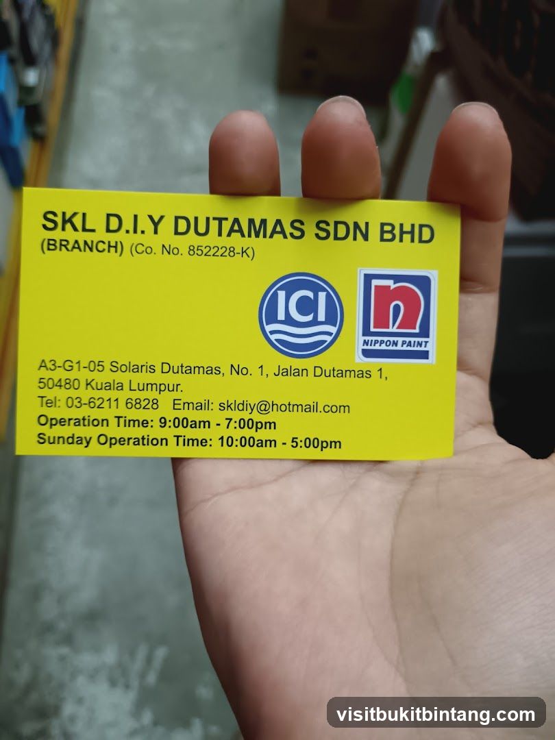 SKL D.I.Y SDN BHD(DUTAMAS)