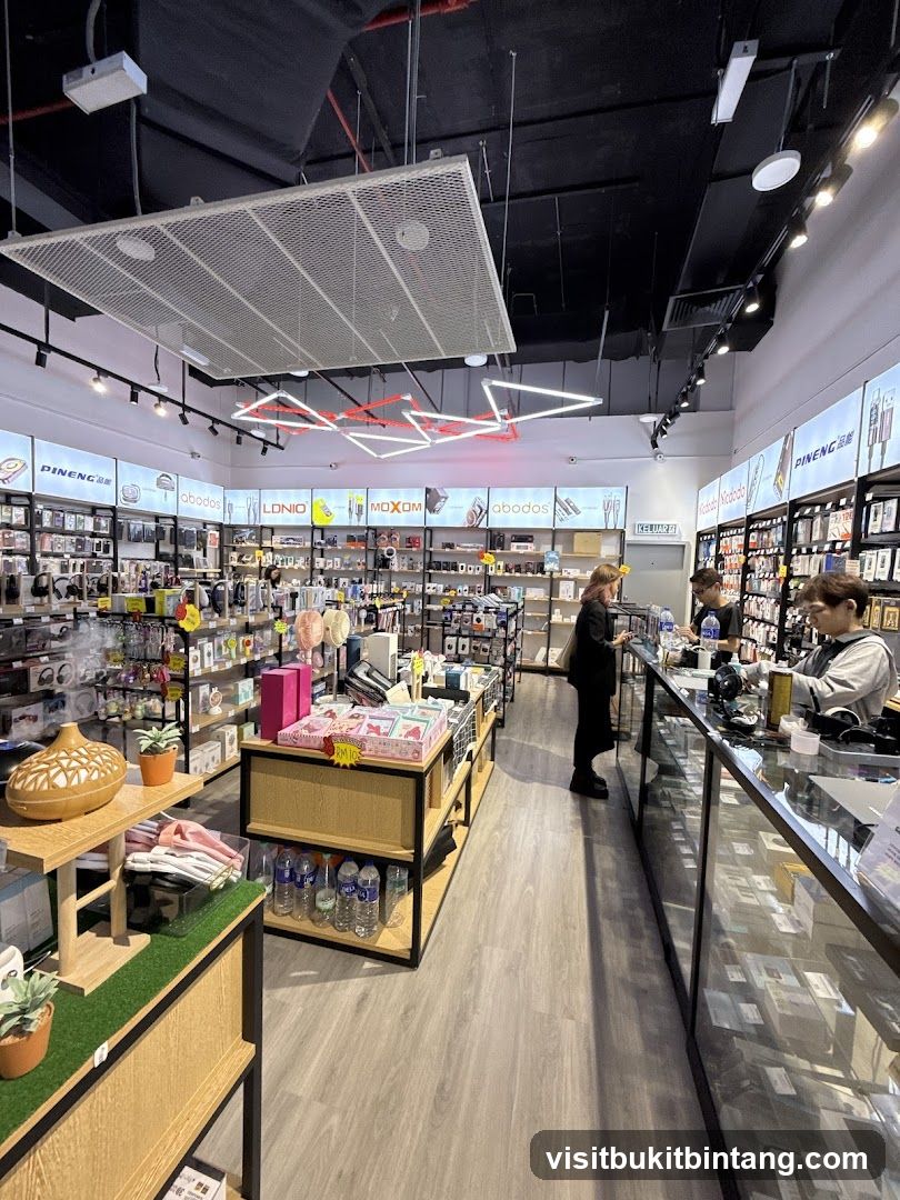 Electronics Store Interior