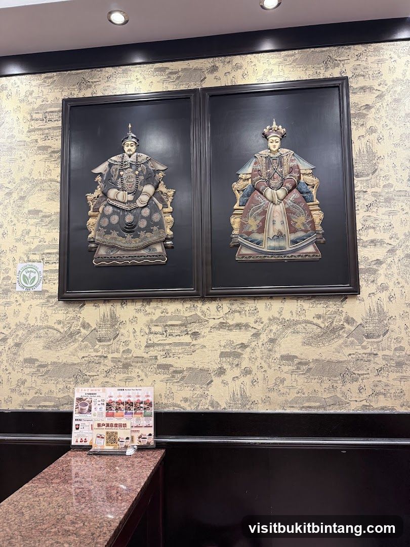 Traditional Chinese Artwork and Menu