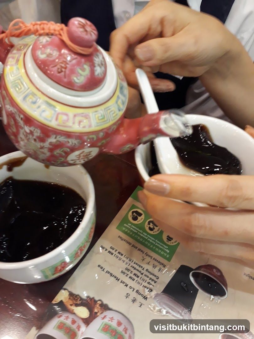 Herbal Tea and Dessert