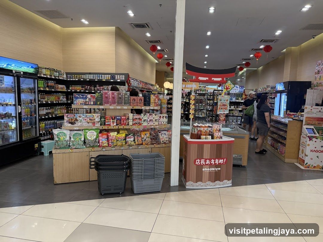 Interior of a convenience store