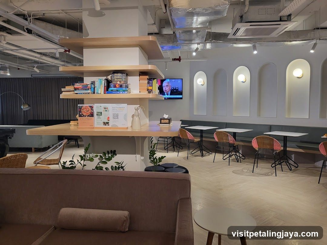 Modern Interior Space with Seating and Shelving