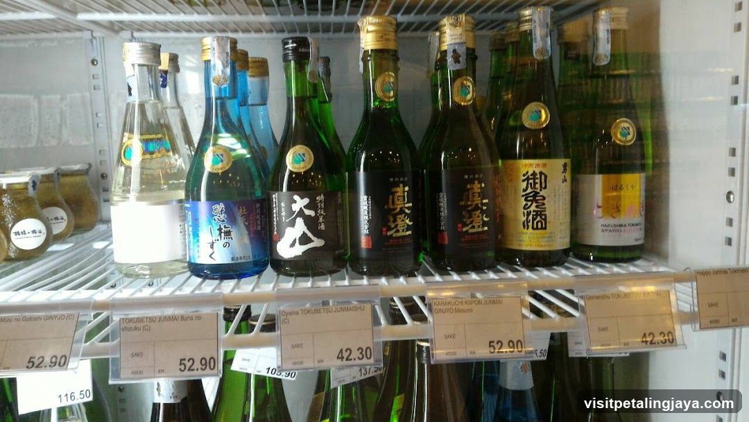 Sake and Liquor Display Shelf