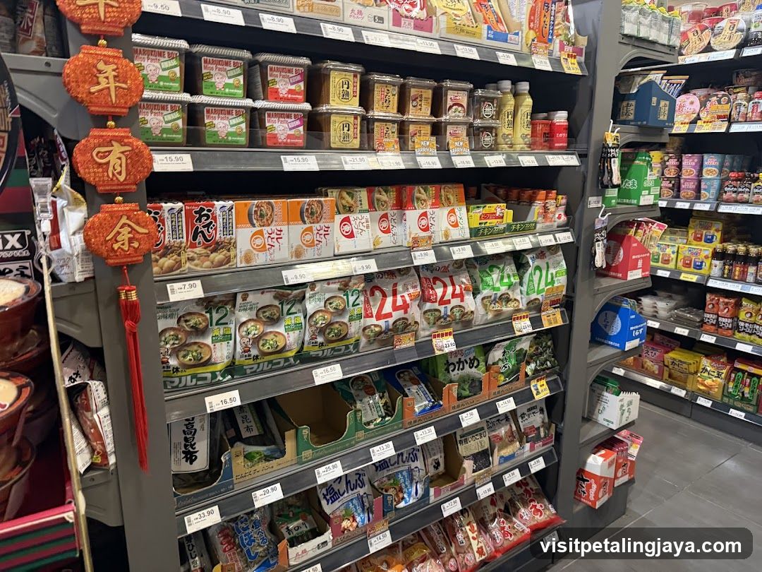 Asian Grocery Store Interior