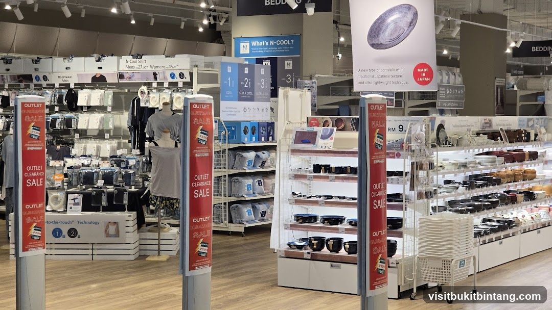Retail Store Interior with Clothing and Homeware