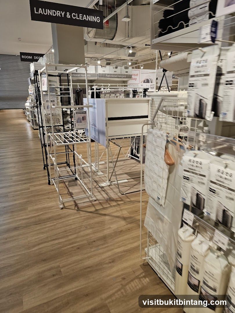 Laundry and Cleaning Section