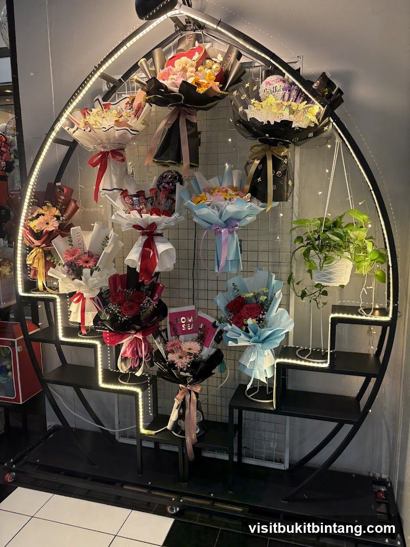 Flower Bouquets Display