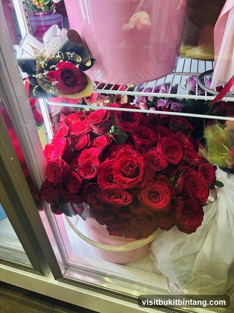Bucket of Red Roses