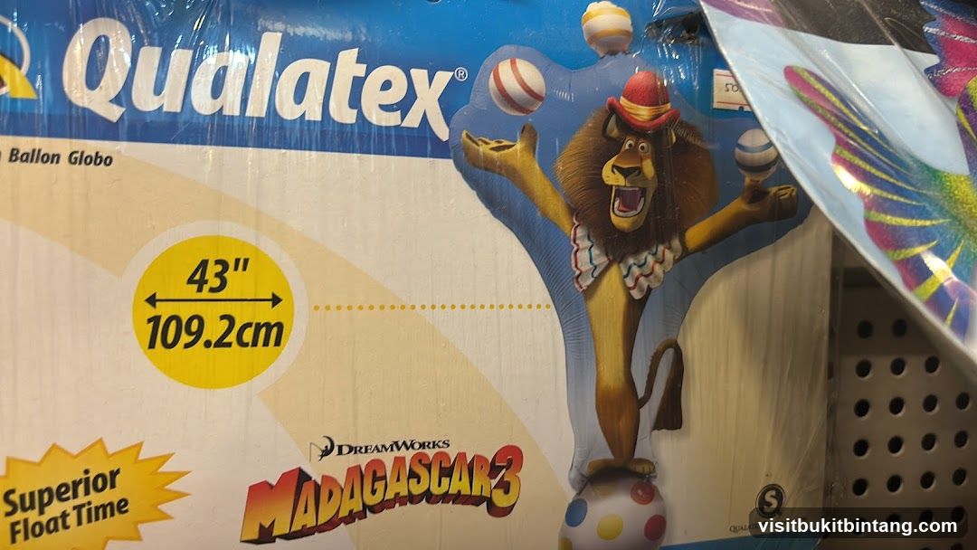 Qualatex Madagascar 3 Balloon