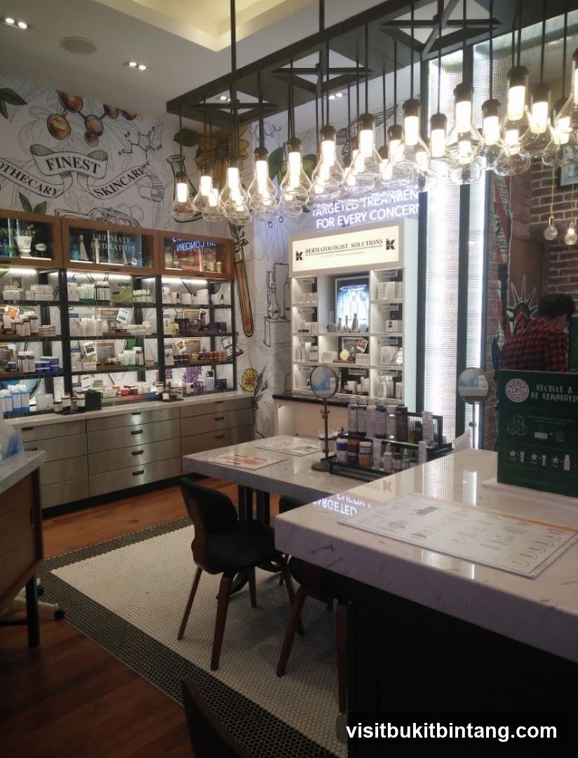 Skincare Products Display