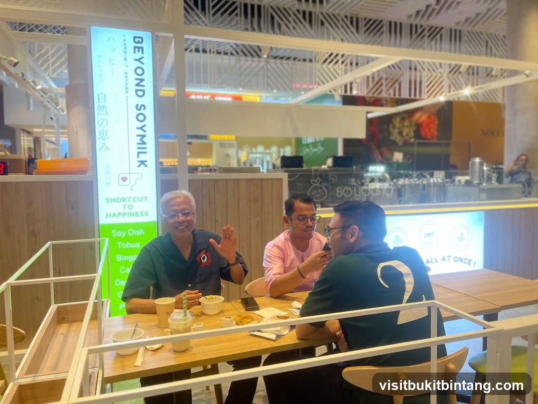 People at a Soymilk Restaurant