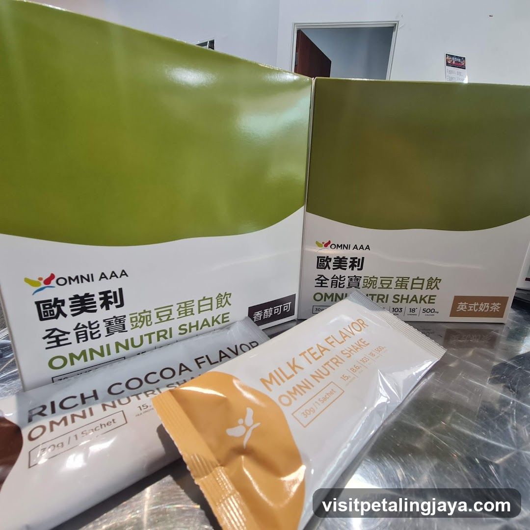Omni Nutri Shake Products Display