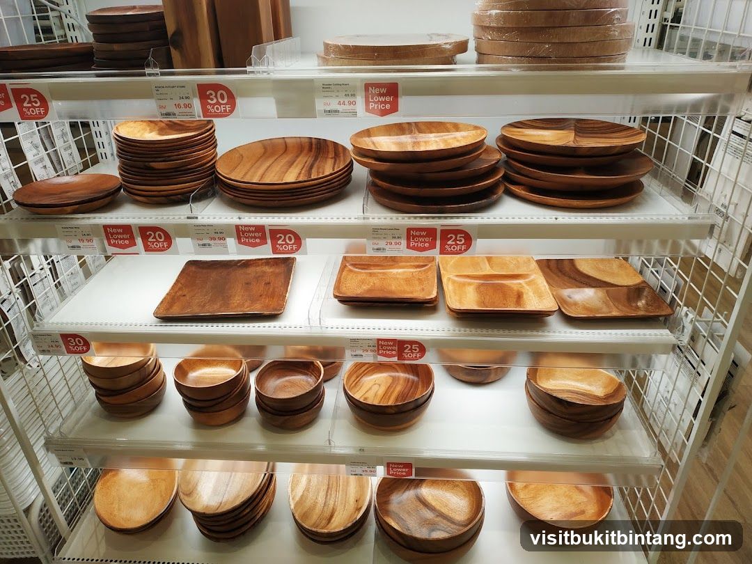 Wooden Plates and Bowls
