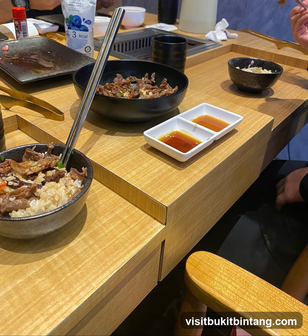 Table Setting with Food