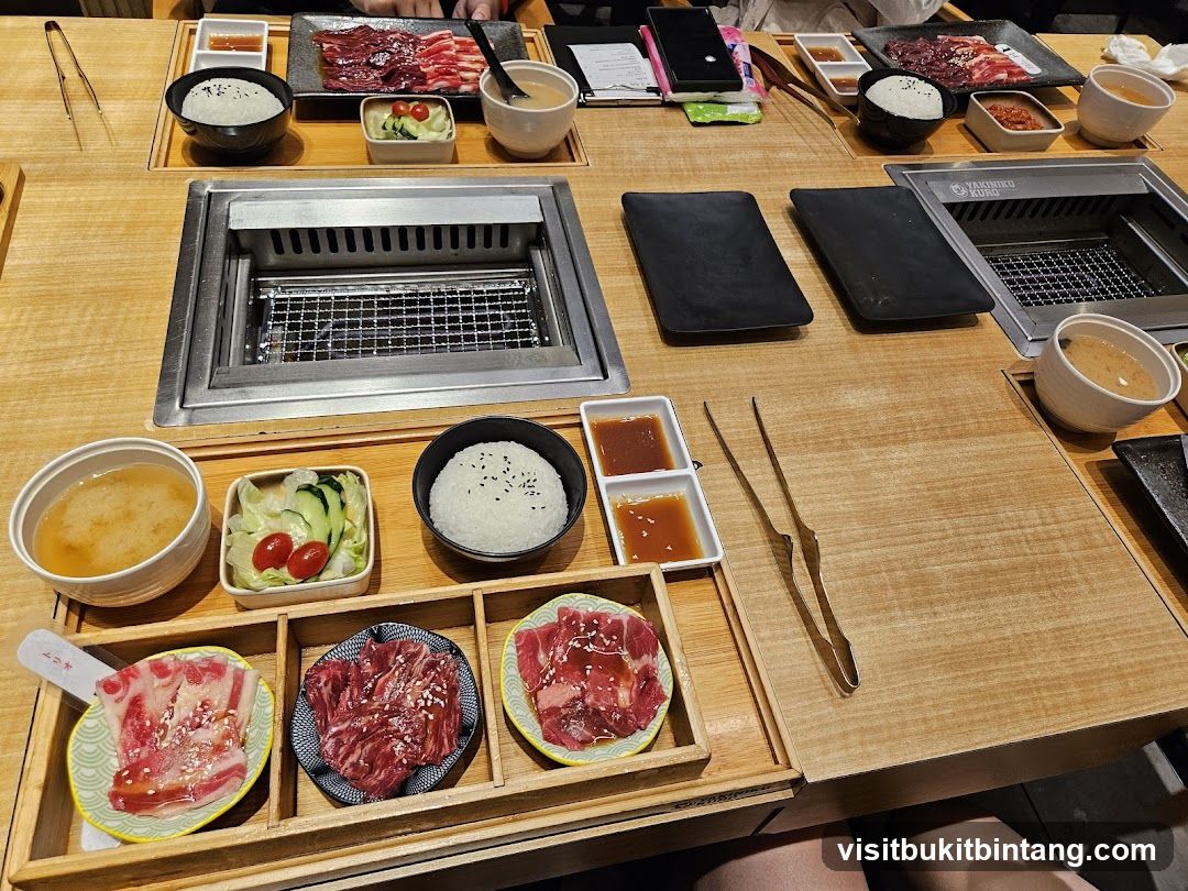 Yakiniku Table Setting