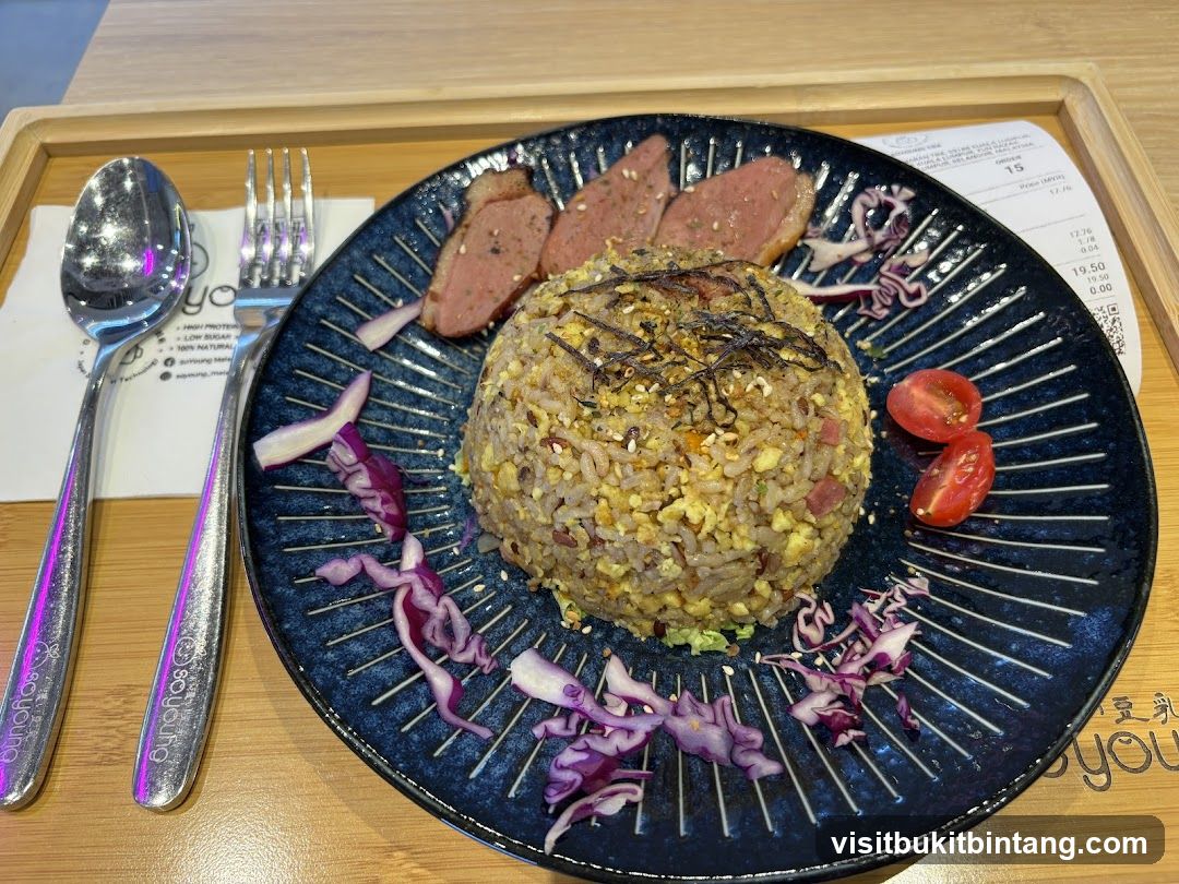 Fried Rice with Sliced Meat