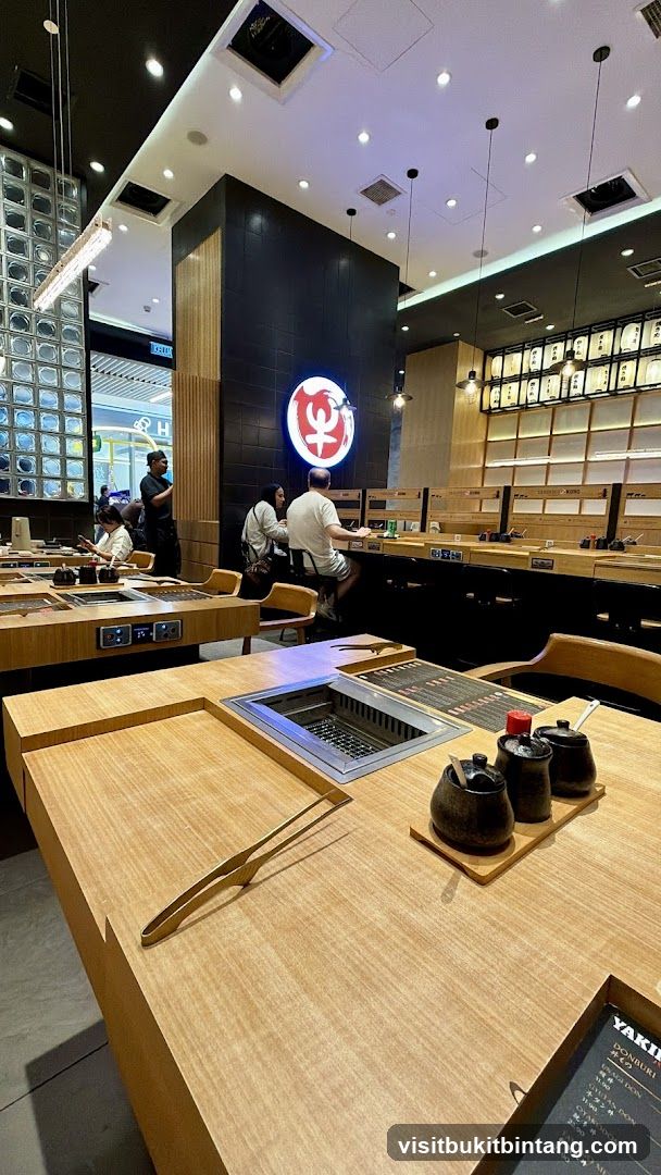 Restaurant Interior with Grills