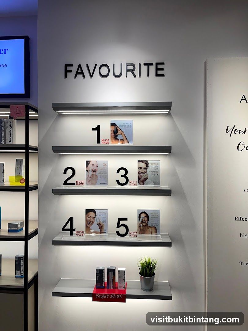 Skincare Product Display