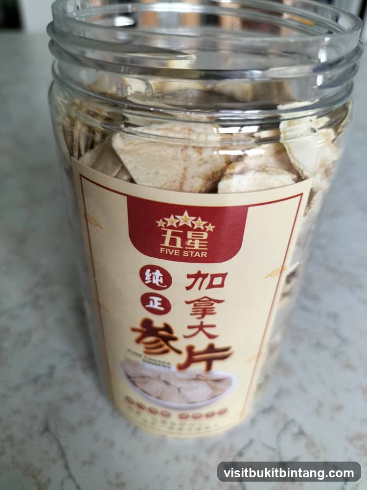 Ginseng Slices Container