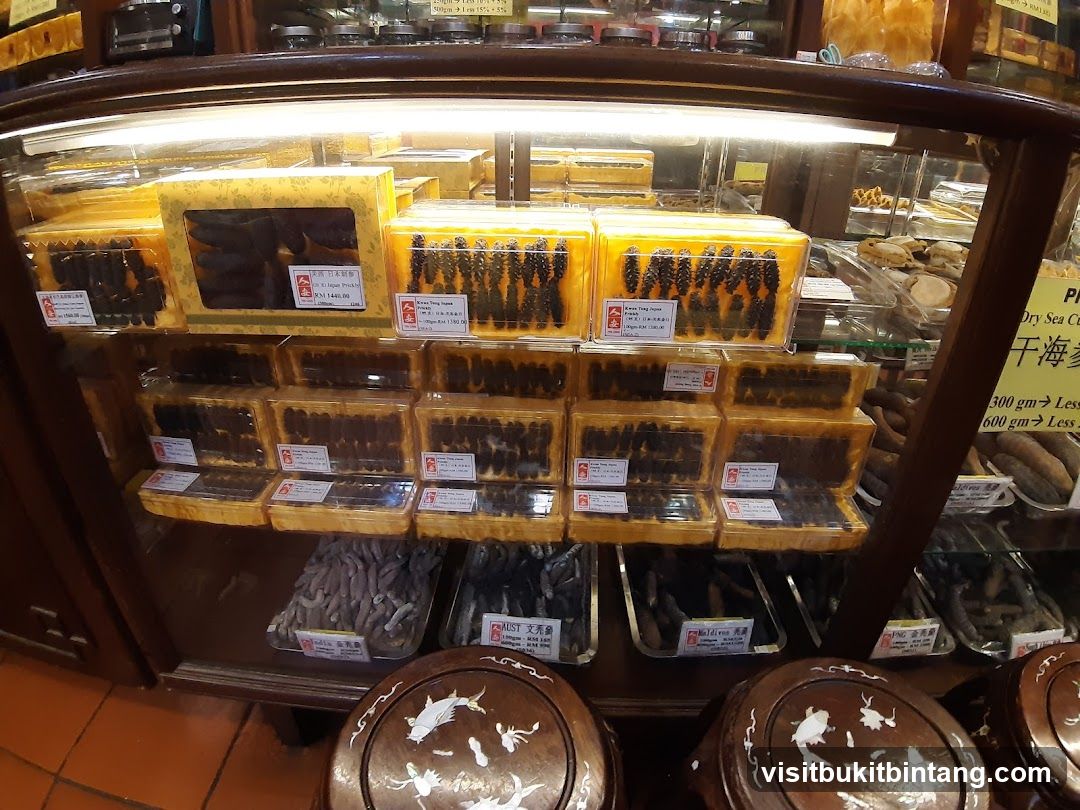 Dried Seafood Display