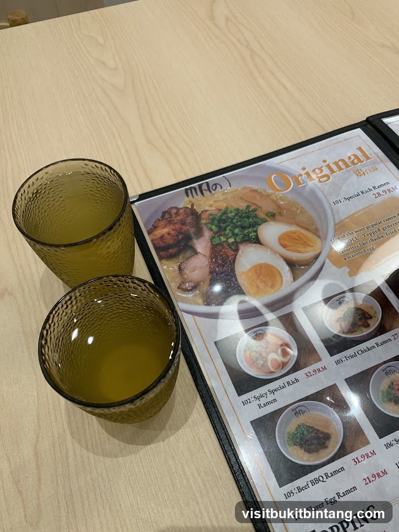 Original Ramen Menu