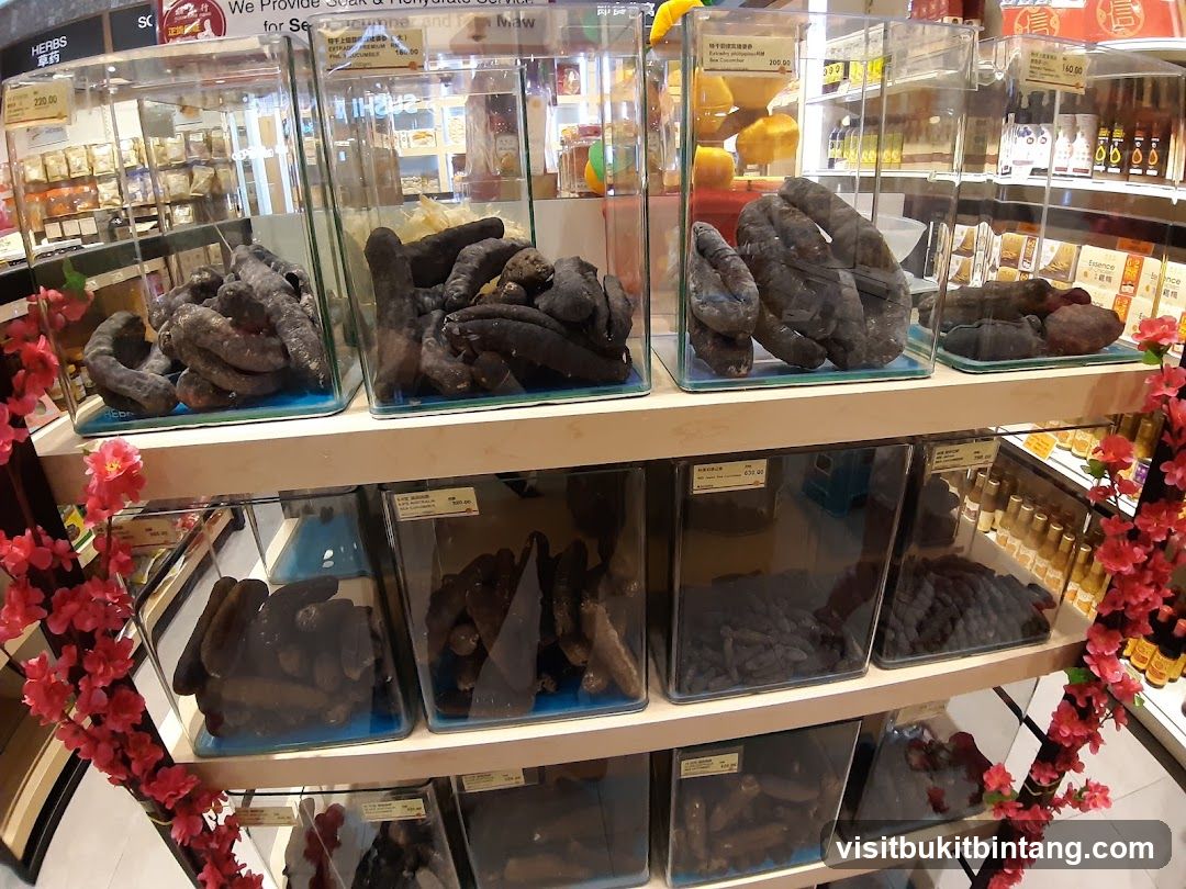 Dried Seafood Display