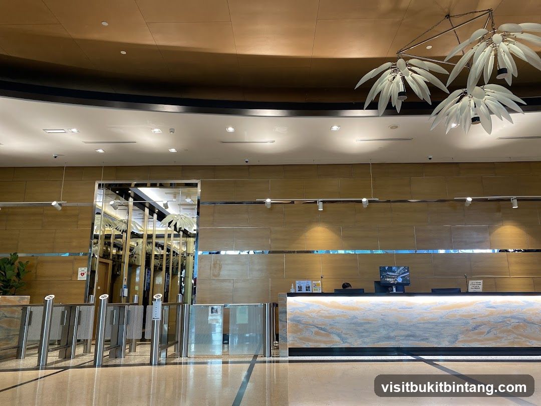 Modern Lobby with Reception Desk