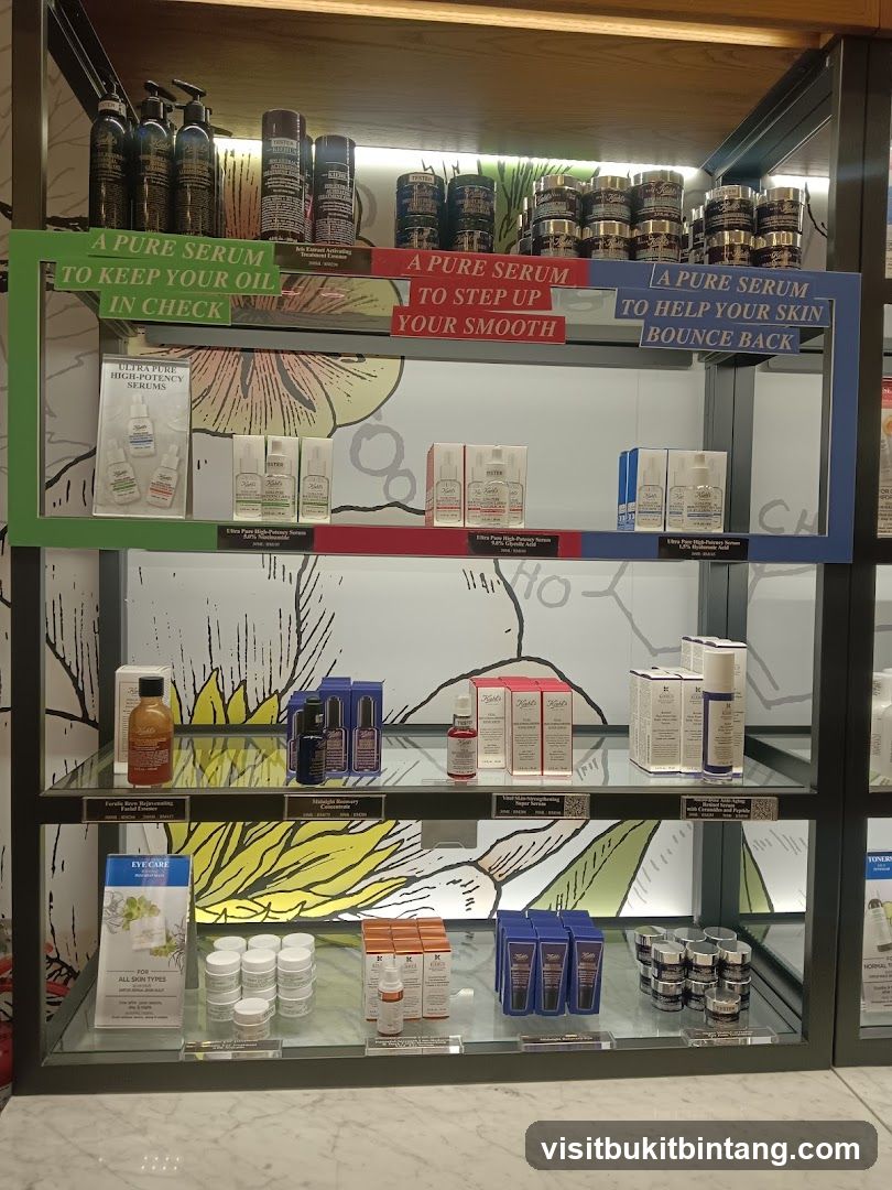 Skincare Products Display