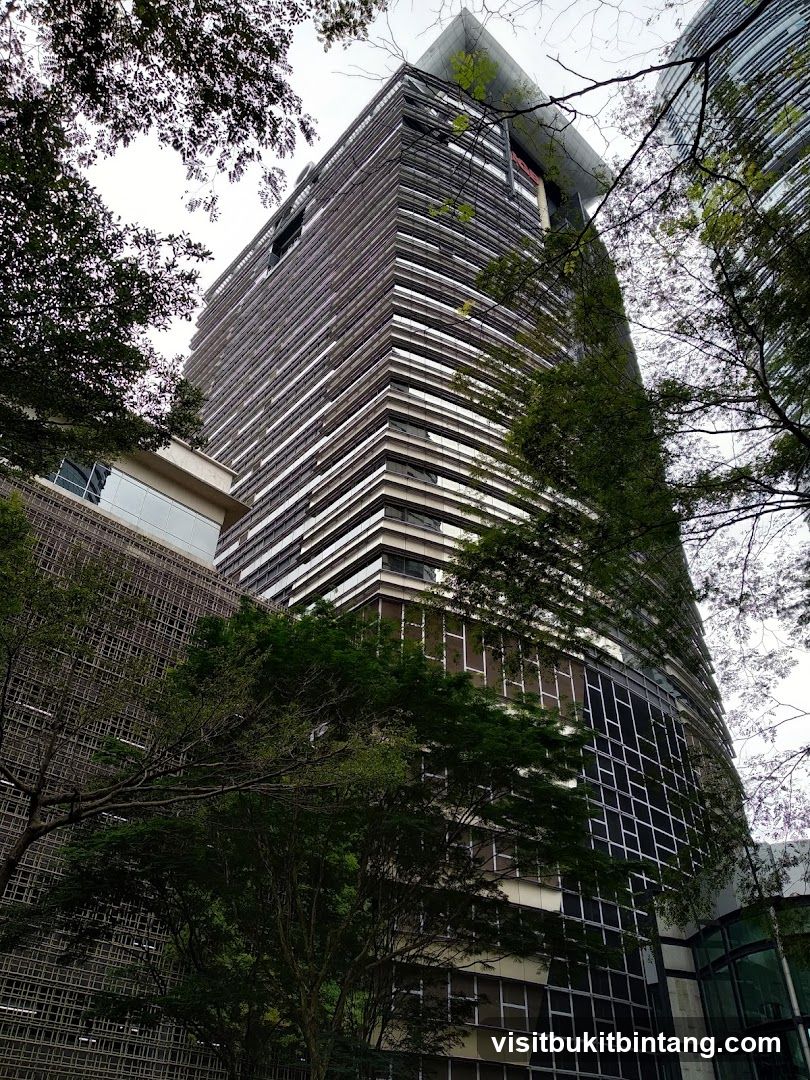 Modern Skyscraper with Greenery
