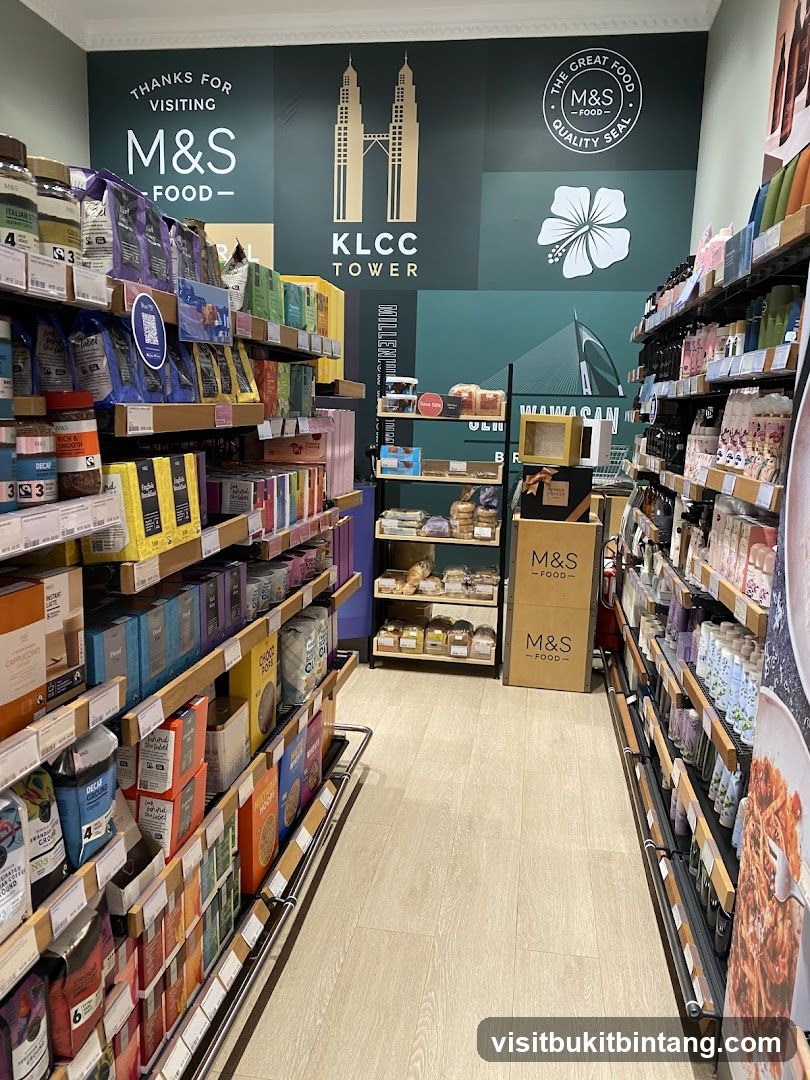 M&S Food Store Aisle