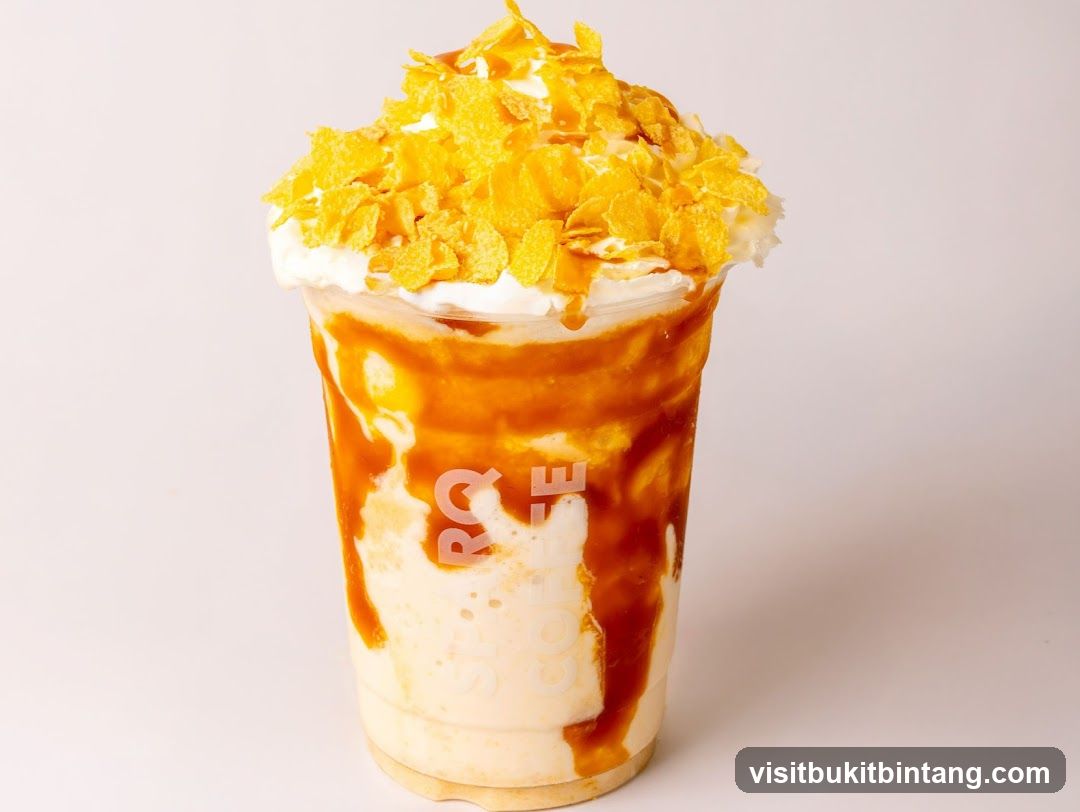 Caramel Corn Flake Shake