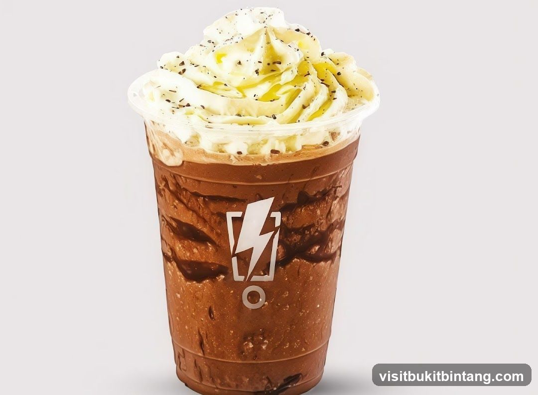 Chocolate Frappe with Whipped Cream