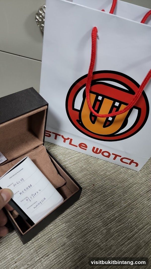 Watch Box and Shopping Bag