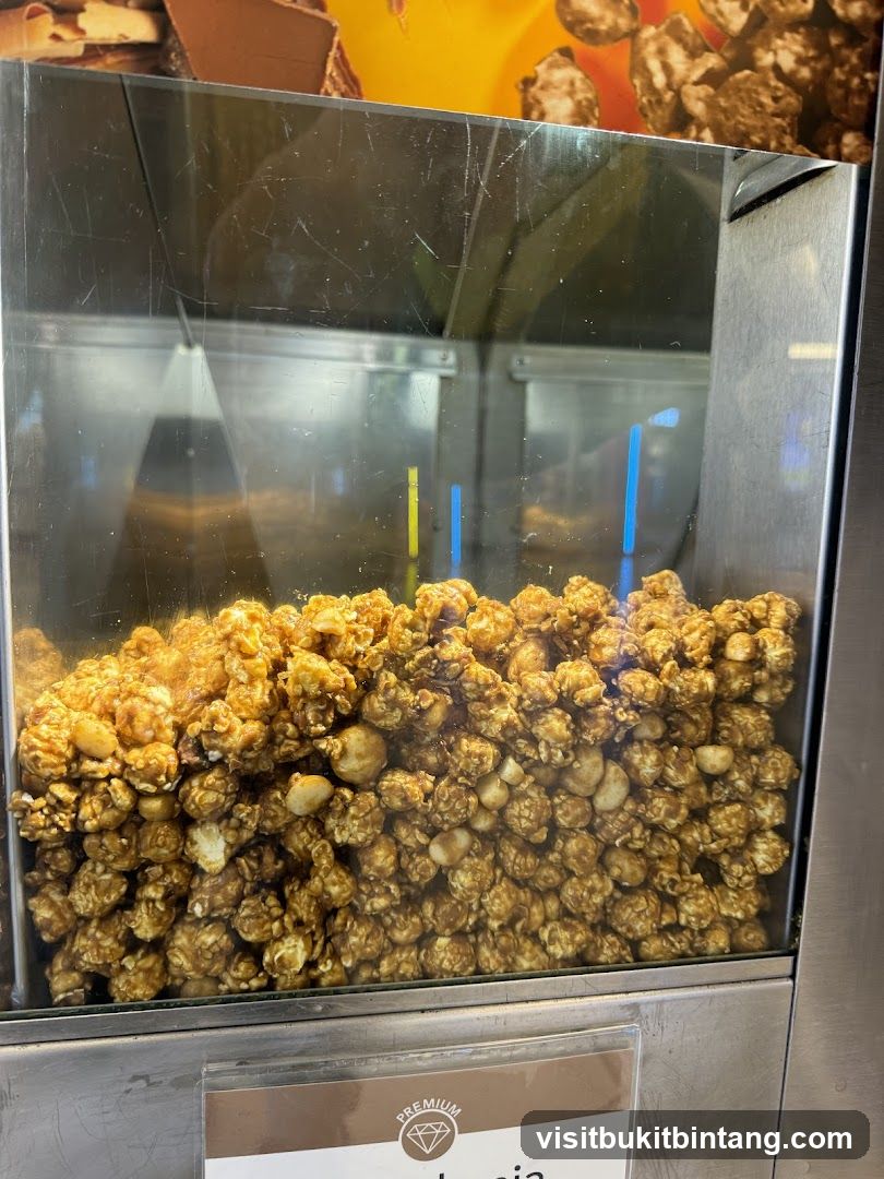 Caramel Popcorn Display