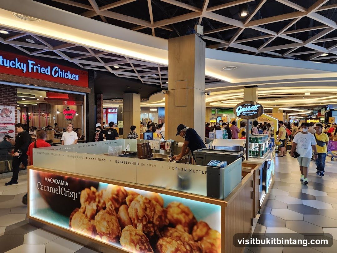 Food court with various stalls