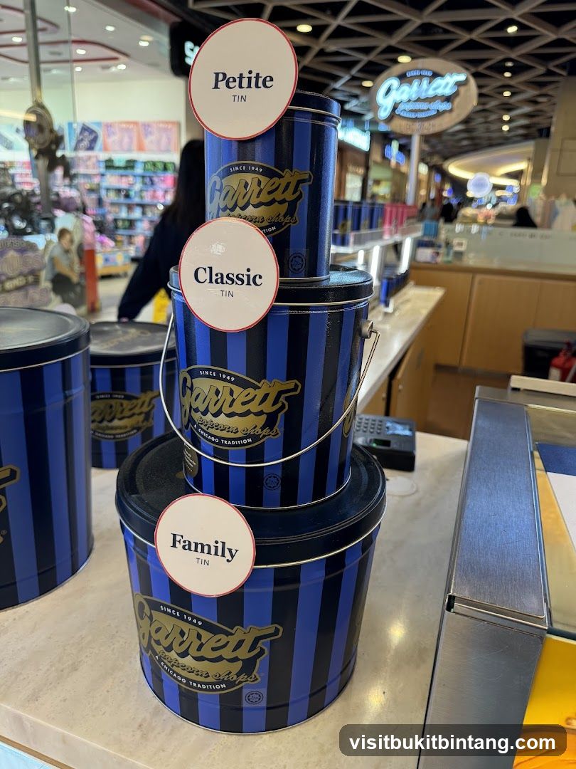 Garrett Popcorn Tins