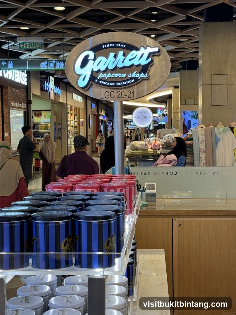 Garrett Popcorn Shops Display
