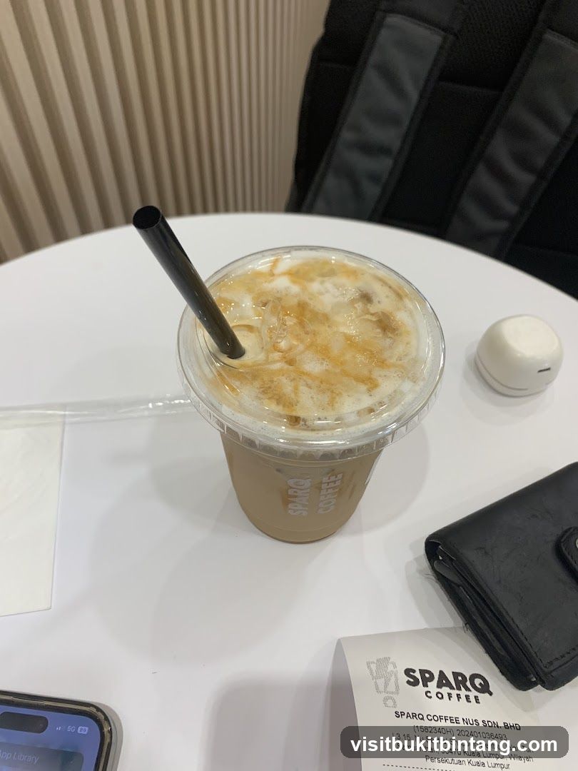 Iced Coffee with Caramel Drizzle
