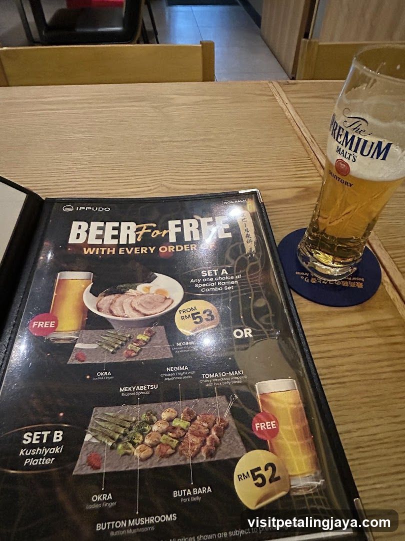 Ippudo Beer Promotion
