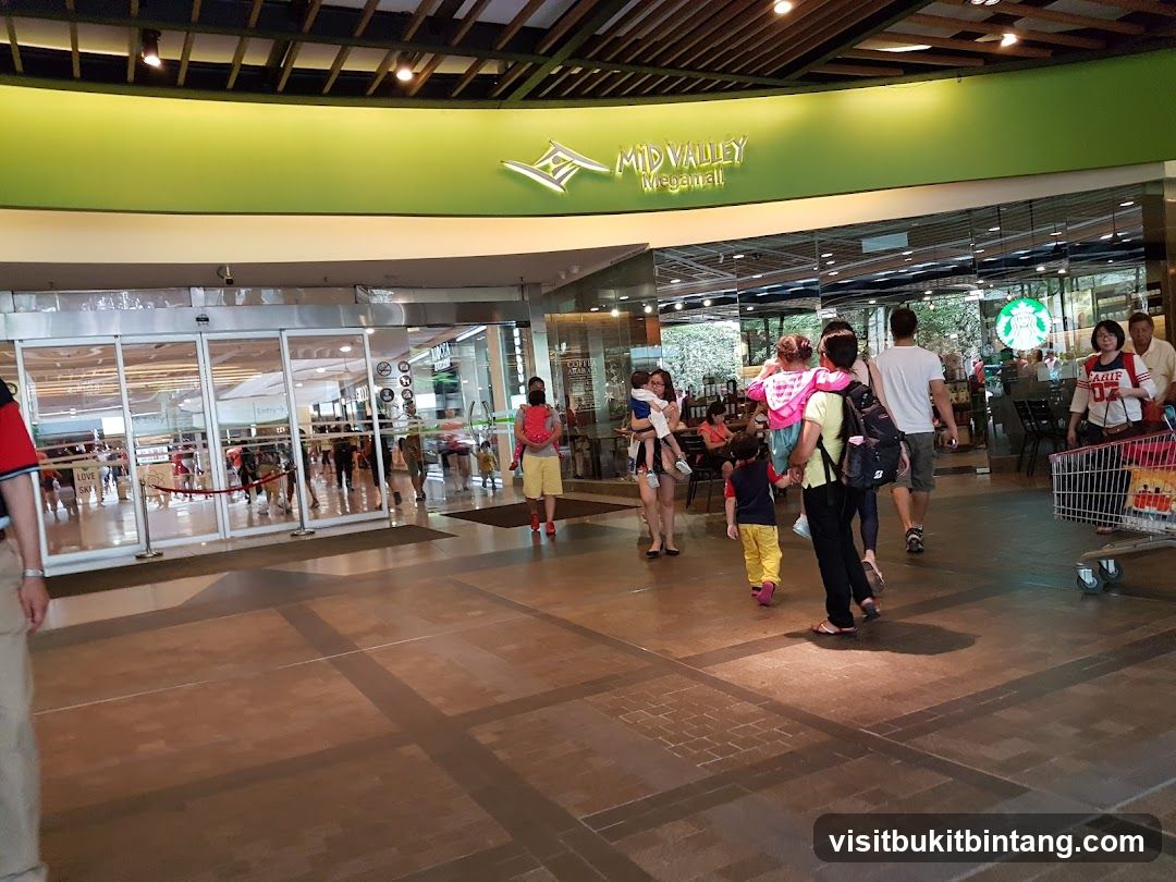 People walking in a mall