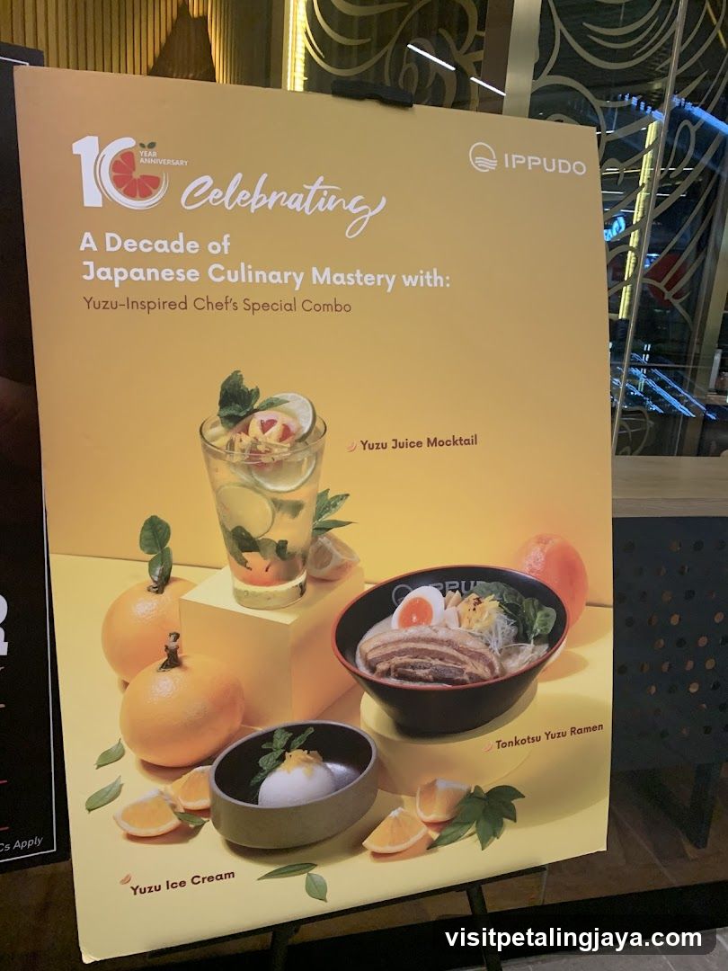 Ippudo 10th Anniversary Celebration Poster