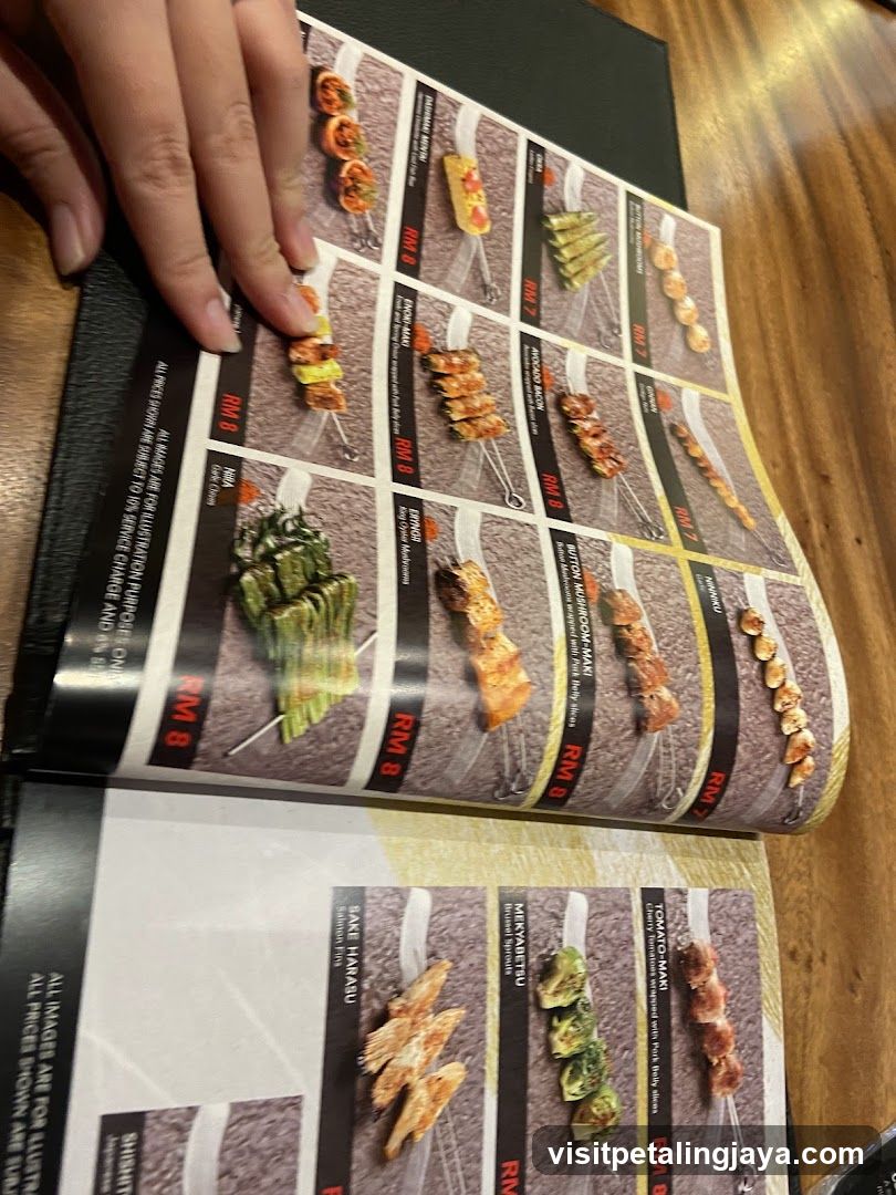 Grill Menu Page
