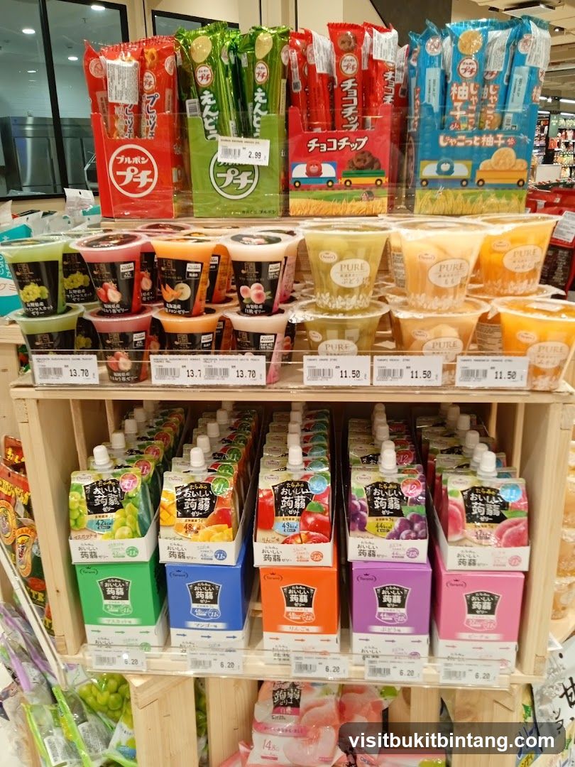 Assortment of Japanese Snacks and Desserts