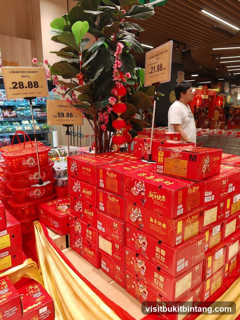 Chinese New Year Fruit Display