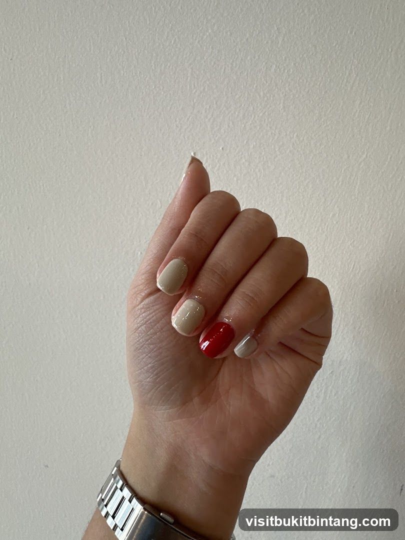 Hand with Painted Nails