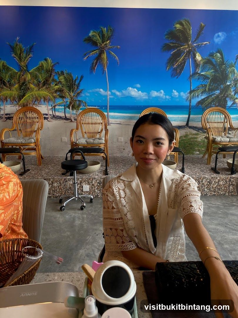 Woman in a Nail Salon
