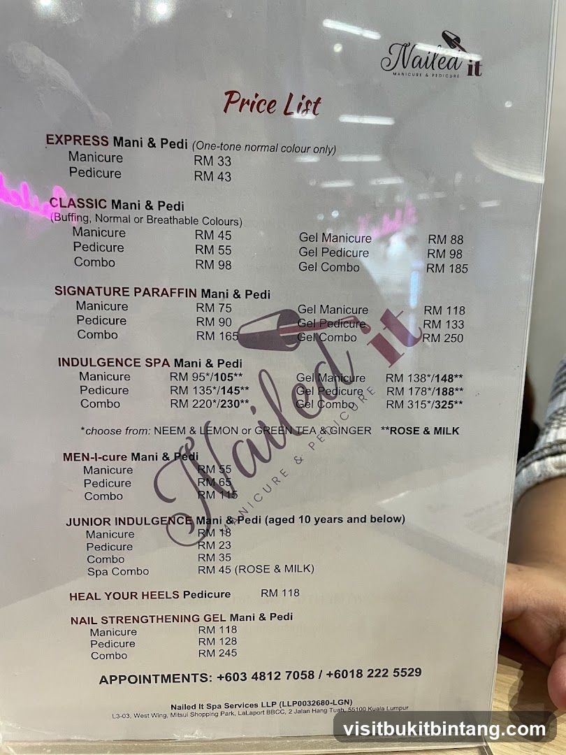 Price List